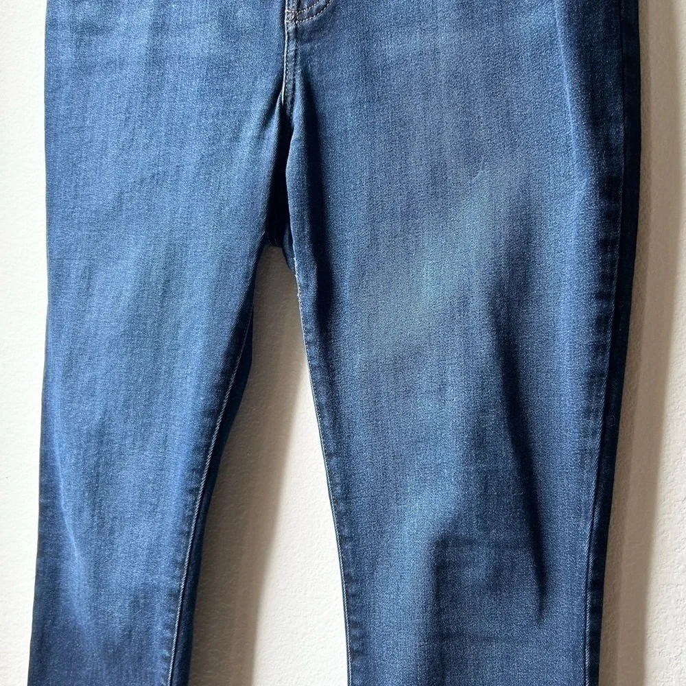 Everlane Curvy High Rise Skinny Crop Jean Med Dark Wash Sz 32
